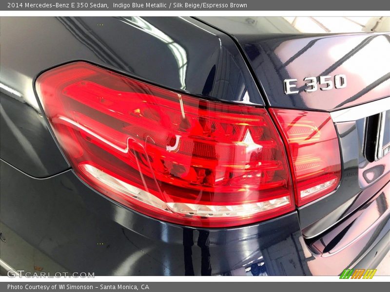 Indigo Blue Metallic / Silk Beige/Espresso Brown 2014 Mercedes-Benz E 350 Sedan