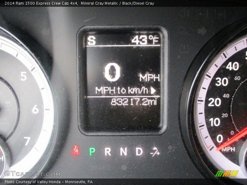 Mineral Gray Metallic / Black/Diesel Gray 2014 Ram 1500 Express Crew Cab 4x4
