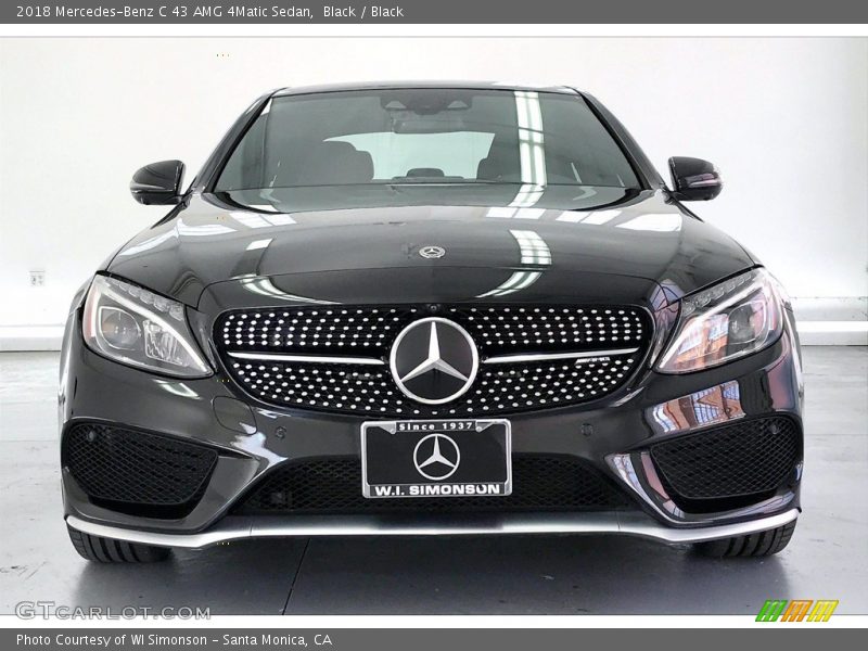 Black / Black 2018 Mercedes-Benz C 43 AMG 4Matic Sedan