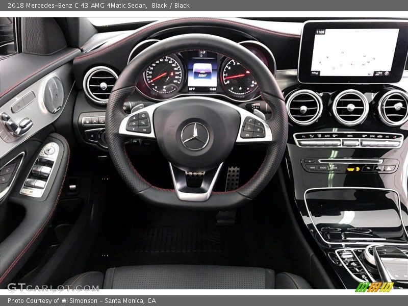 Black / Black 2018 Mercedes-Benz C 43 AMG 4Matic Sedan