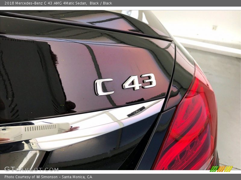 Black / Black 2018 Mercedes-Benz C 43 AMG 4Matic Sedan