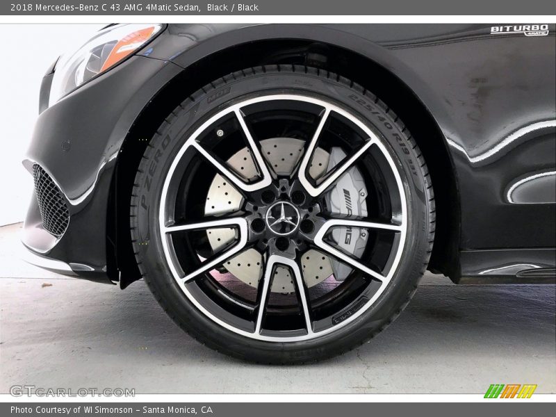 Black / Black 2018 Mercedes-Benz C 43 AMG 4Matic Sedan