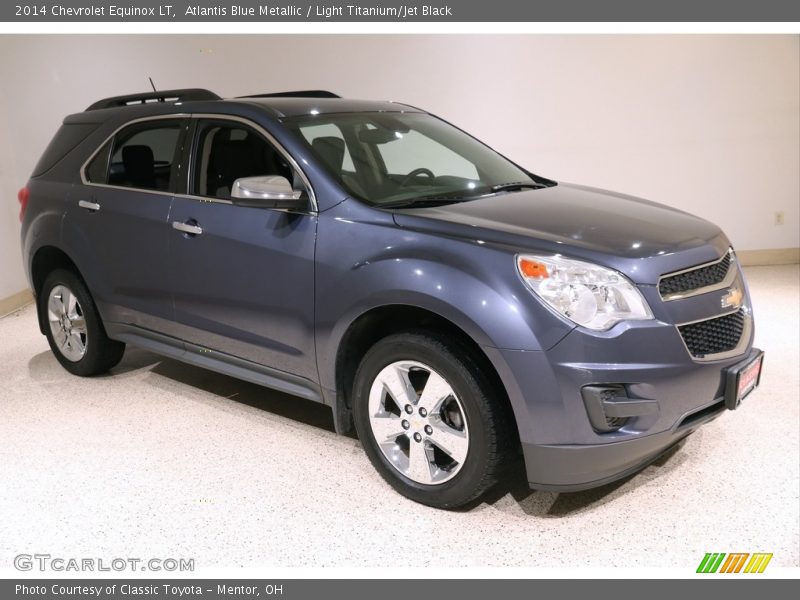 Atlantis Blue Metallic / Light Titanium/Jet Black 2014 Chevrolet Equinox LT