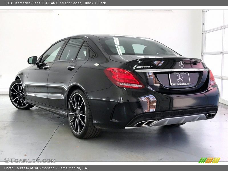 Black / Black 2018 Mercedes-Benz C 43 AMG 4Matic Sedan