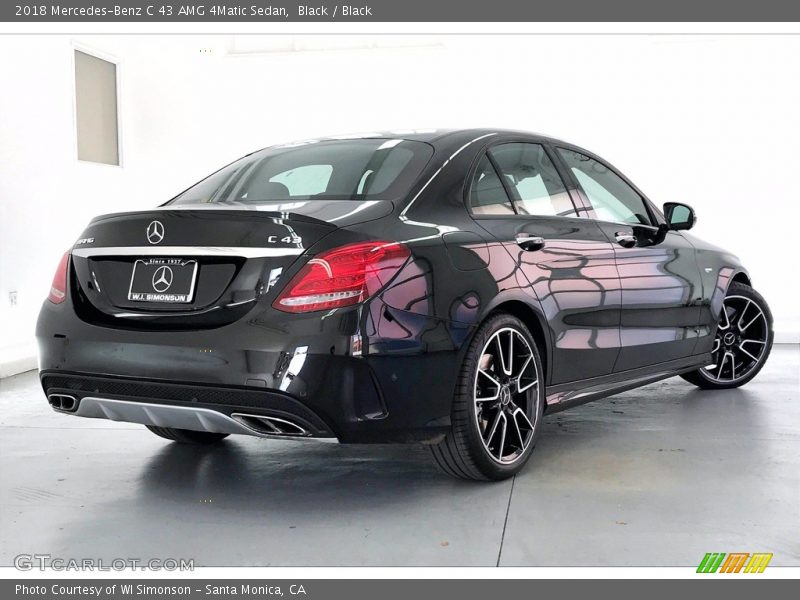 Black / Black 2018 Mercedes-Benz C 43 AMG 4Matic Sedan