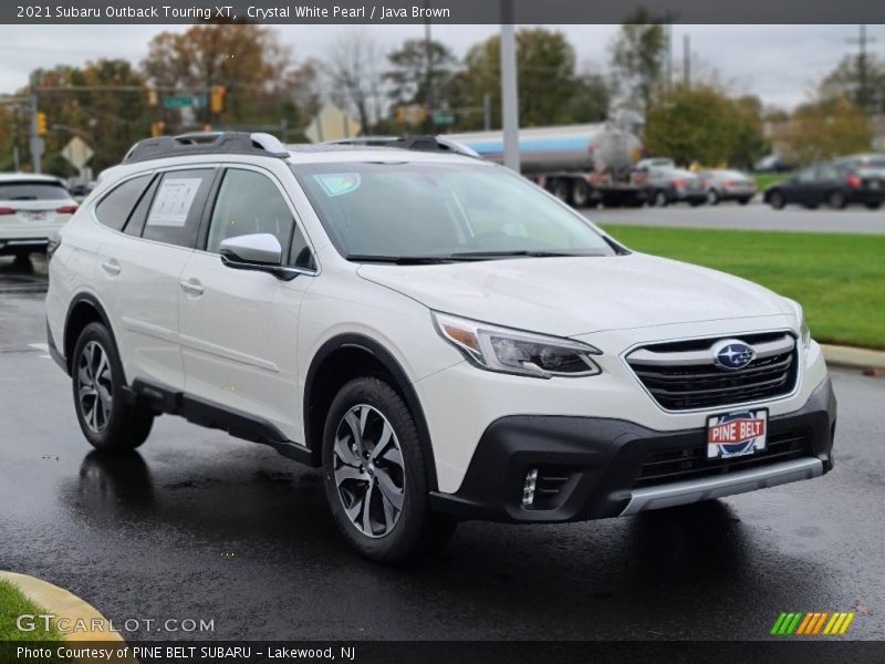 Crystal White Pearl / Java Brown 2021 Subaru Outback Touring XT