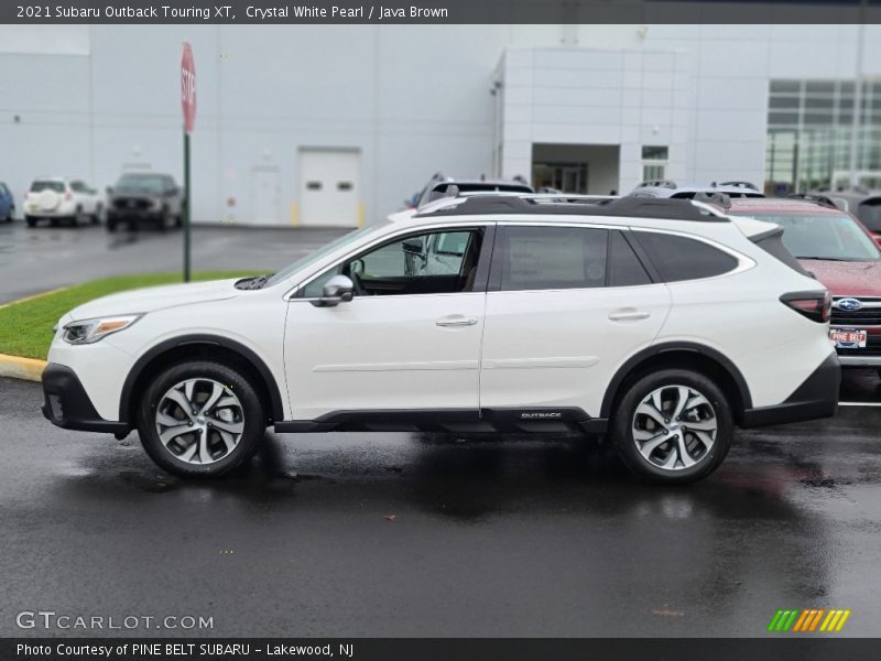 Crystal White Pearl / Java Brown 2021 Subaru Outback Touring XT