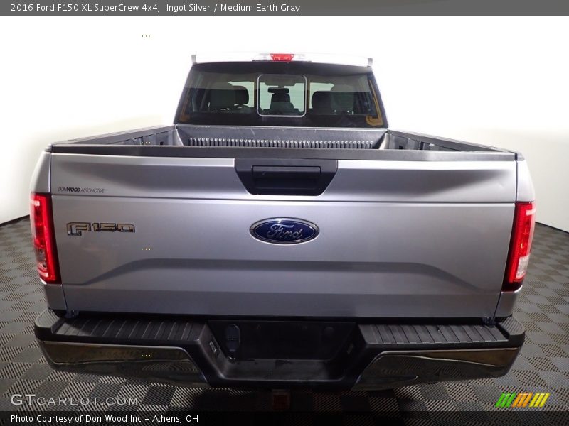 Ingot Silver / Medium Earth Gray 2016 Ford F150 XL SuperCrew 4x4