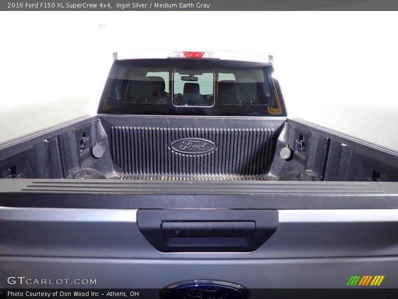Ingot Silver / Medium Earth Gray 2016 Ford F150 XL SuperCrew 4x4