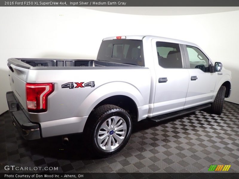 Ingot Silver / Medium Earth Gray 2016 Ford F150 XL SuperCrew 4x4