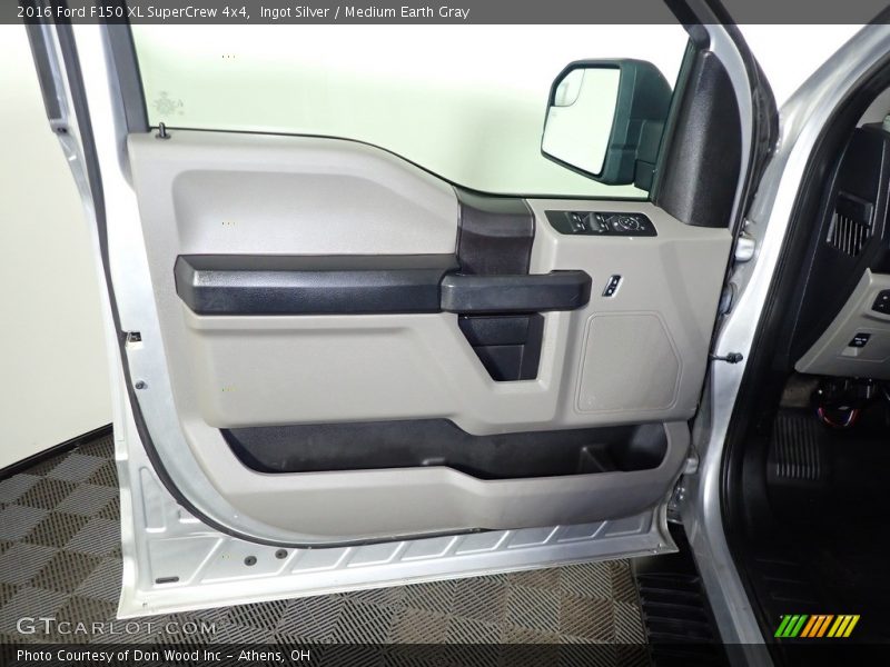 Ingot Silver / Medium Earth Gray 2016 Ford F150 XL SuperCrew 4x4