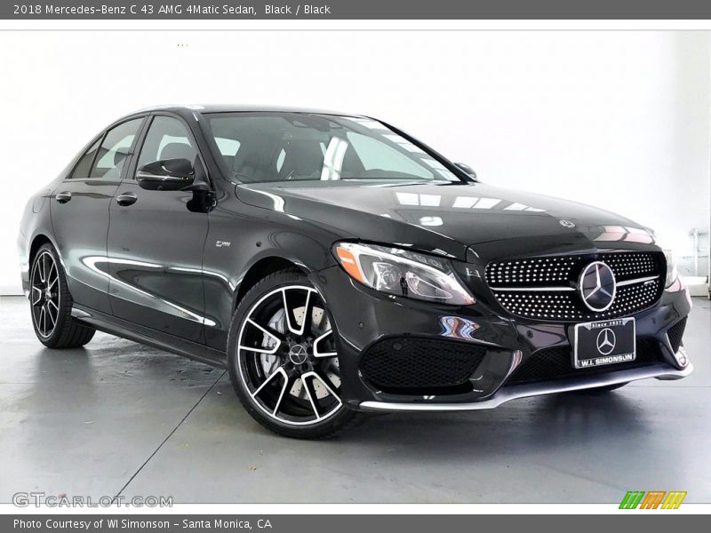 Black / Black 2018 Mercedes-Benz C 43 AMG 4Matic Sedan