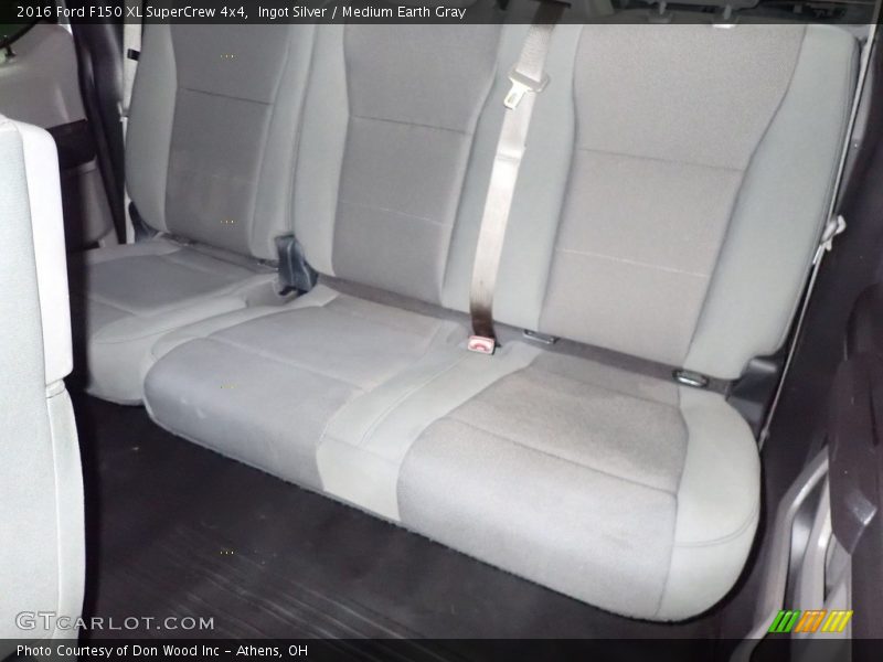 Ingot Silver / Medium Earth Gray 2016 Ford F150 XL SuperCrew 4x4