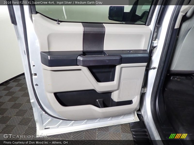 Ingot Silver / Medium Earth Gray 2016 Ford F150 XL SuperCrew 4x4