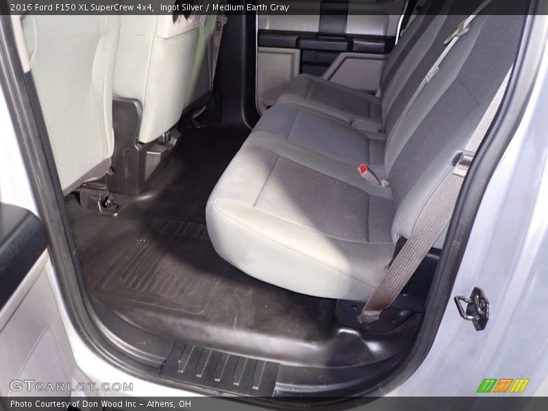 Ingot Silver / Medium Earth Gray 2016 Ford F150 XL SuperCrew 4x4