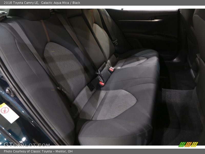 Galactic Aqua Mica / Black 2018 Toyota Camry LE