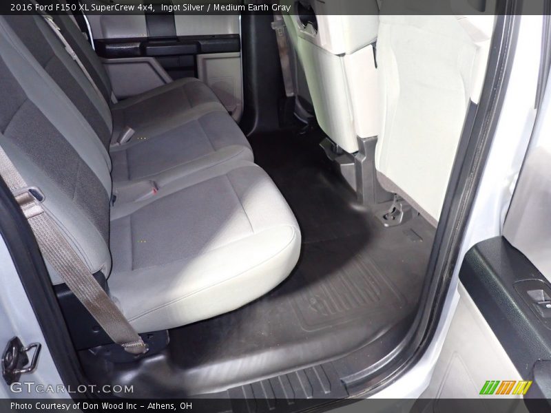 Ingot Silver / Medium Earth Gray 2016 Ford F150 XL SuperCrew 4x4