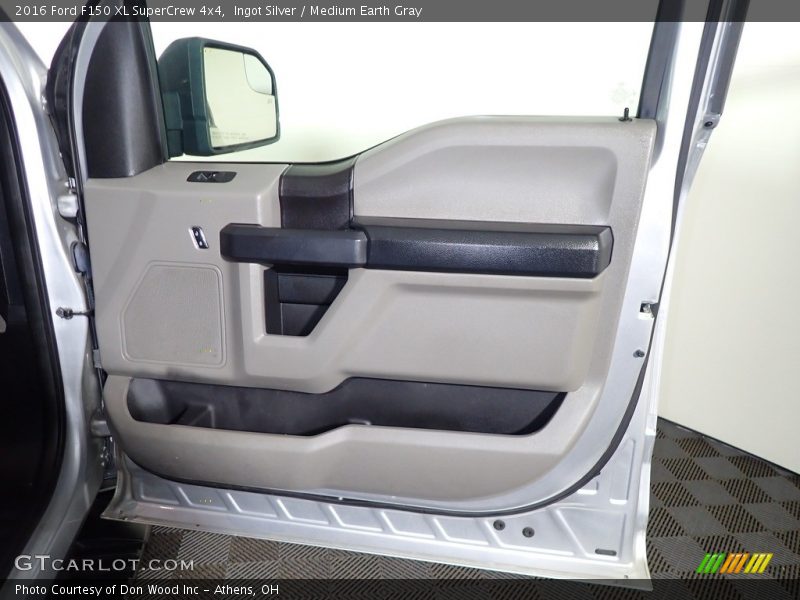 Ingot Silver / Medium Earth Gray 2016 Ford F150 XL SuperCrew 4x4