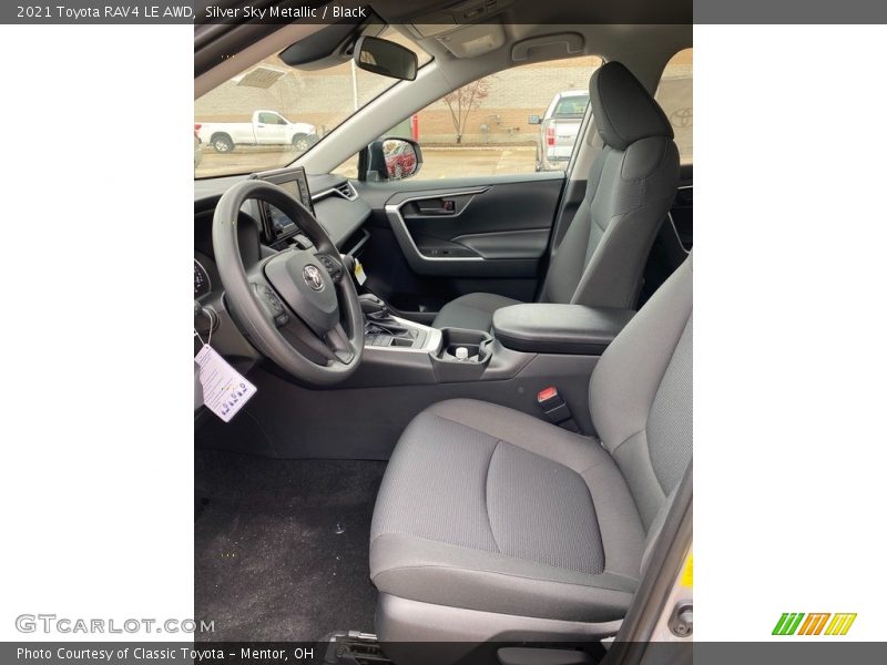 Silver Sky Metallic / Black 2021 Toyota RAV4 LE AWD