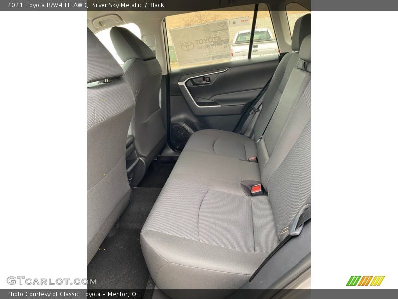 Silver Sky Metallic / Black 2021 Toyota RAV4 LE AWD