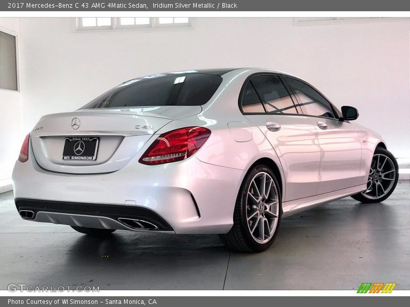 Iridium Silver Metallic / Black 2017 Mercedes-Benz C 43 AMG 4Matic Sedan