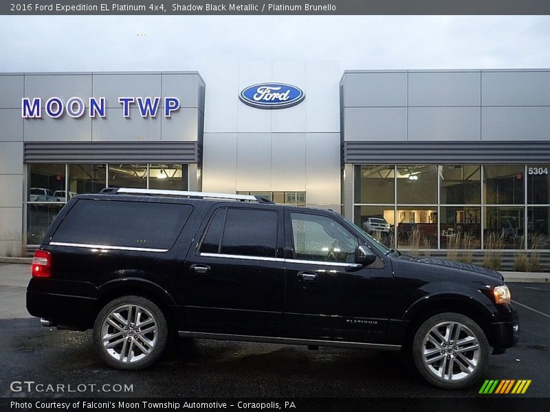 Shadow Black Metallic / Platinum Brunello 2016 Ford Expedition EL Platinum 4x4