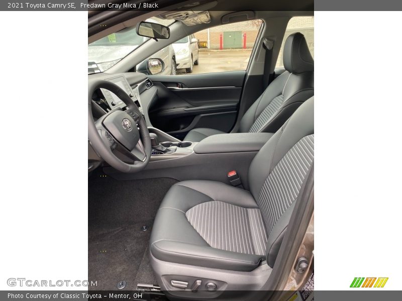 Predawn Gray Mica / Black 2021 Toyota Camry SE