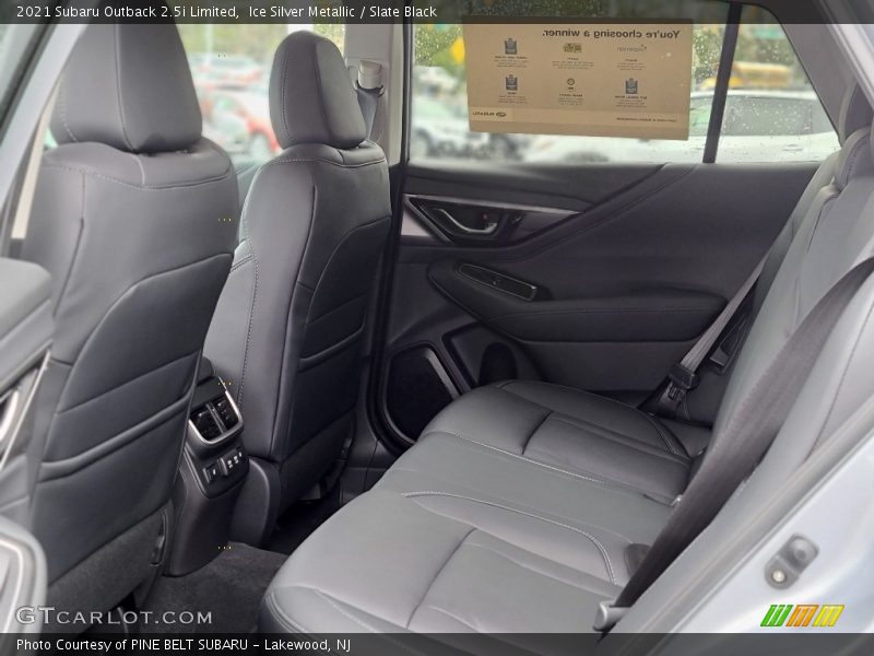 Rear Seat of 2021 Outback 2.5i Limited