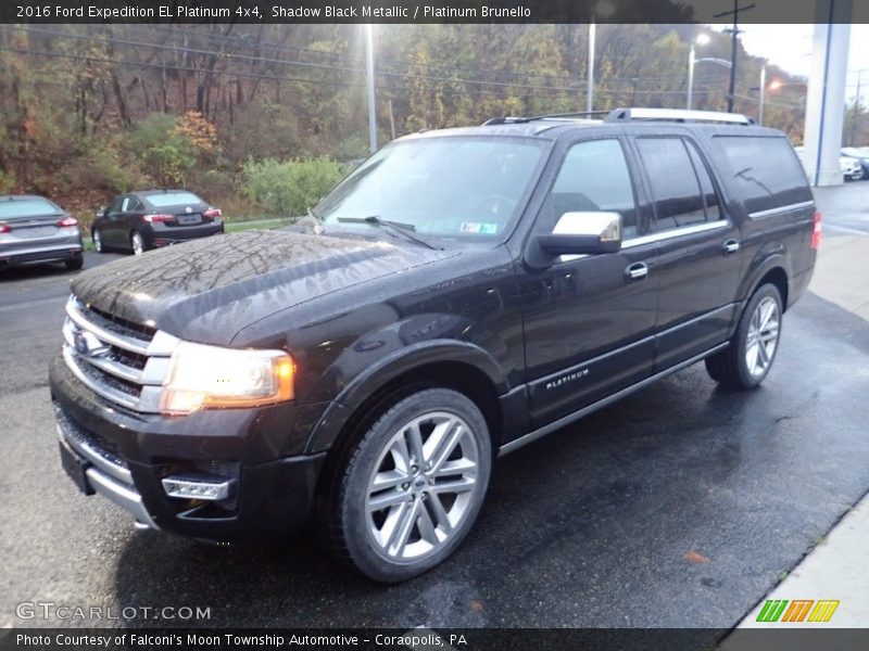 Shadow Black Metallic / Platinum Brunello 2016 Ford Expedition EL Platinum 4x4
