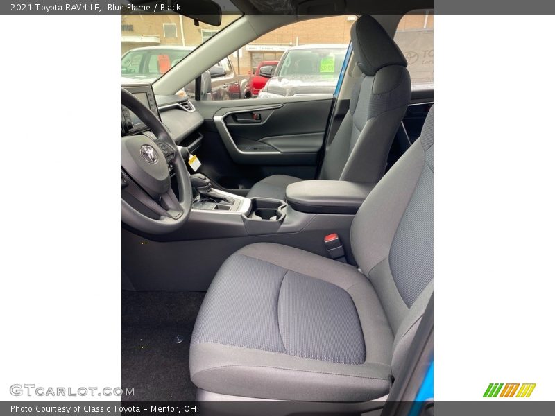 Blue Flame / Black 2021 Toyota RAV4 LE