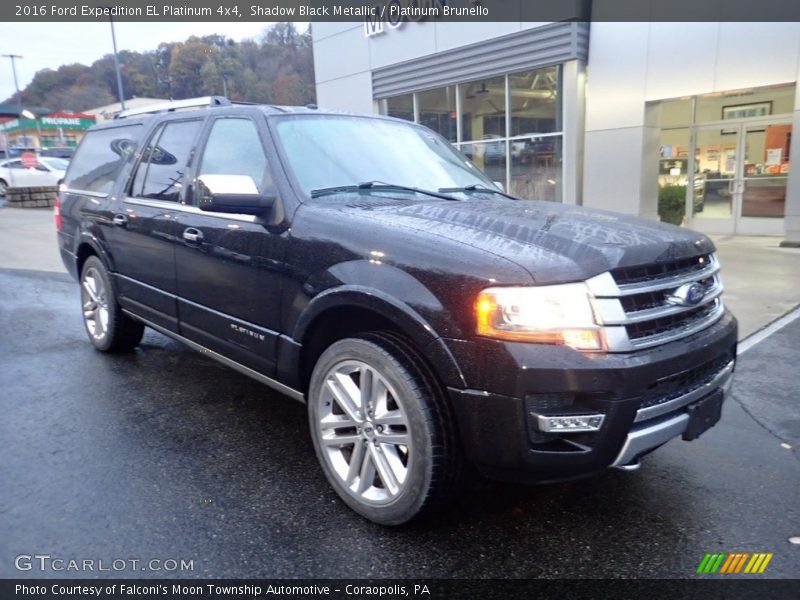 Shadow Black Metallic / Platinum Brunello 2016 Ford Expedition EL Platinum 4x4