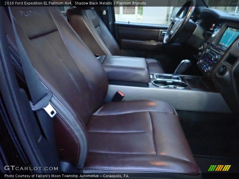 Shadow Black Metallic / Platinum Brunello 2016 Ford Expedition EL Platinum 4x4