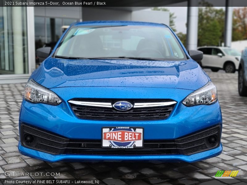 Ocean Blue Pearl / Black 2021 Subaru Impreza 5-Door