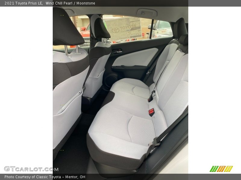 Rear Seat of 2021 Prius LE