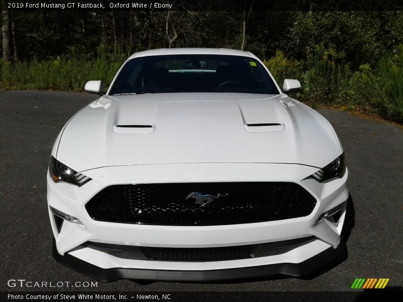 Oxford White / Ebony 2019 Ford Mustang GT Fastback