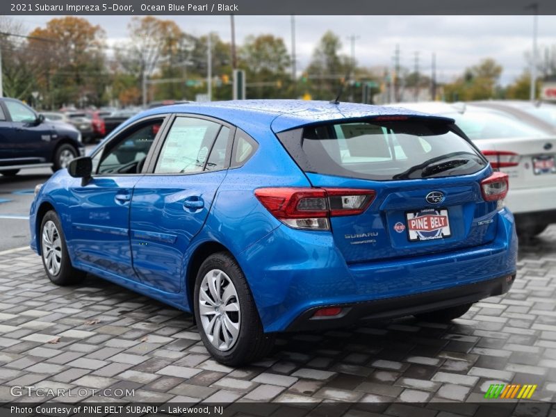 Ocean Blue Pearl / Black 2021 Subaru Impreza 5-Door