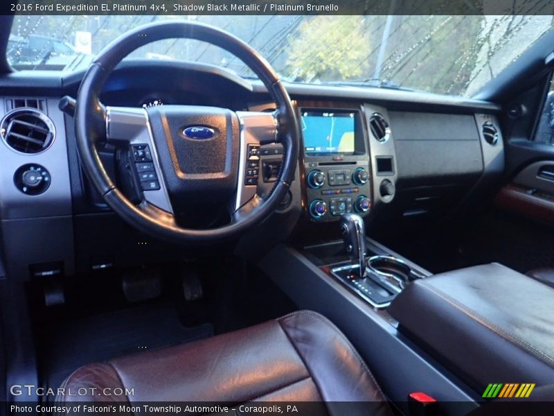 Shadow Black Metallic / Platinum Brunello 2016 Ford Expedition EL Platinum 4x4