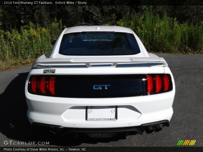 Oxford White / Ebony 2019 Ford Mustang GT Fastback