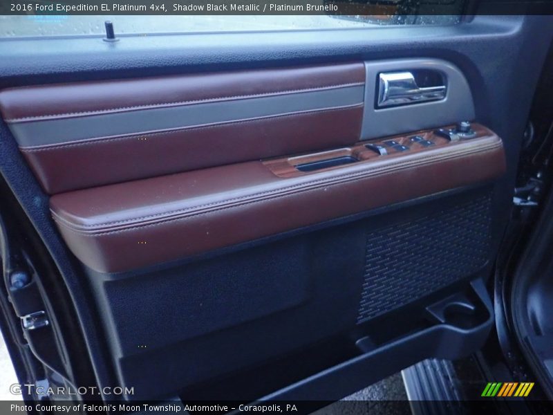 Shadow Black Metallic / Platinum Brunello 2016 Ford Expedition EL Platinum 4x4