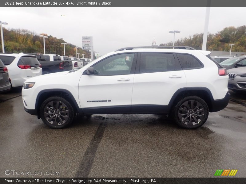 Bright White / Black 2021 Jeep Cherokee Latitude Lux 4x4