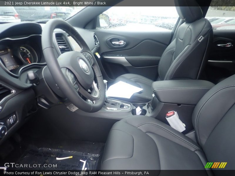 Bright White / Black 2021 Jeep Cherokee Latitude Lux 4x4