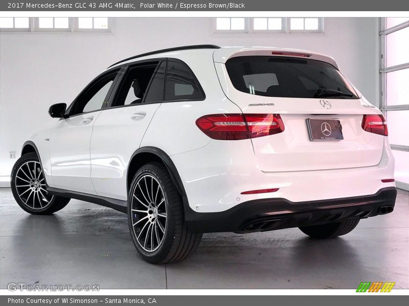 Polar White / Espresso Brown/Black 2017 Mercedes-Benz GLC 43 AMG 4Matic