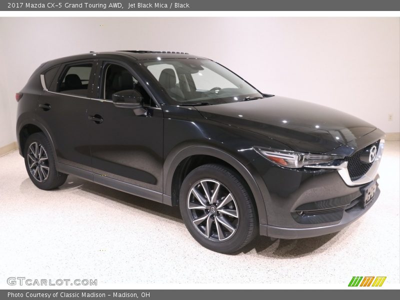 Jet Black Mica / Black 2017 Mazda CX-5 Grand Touring AWD