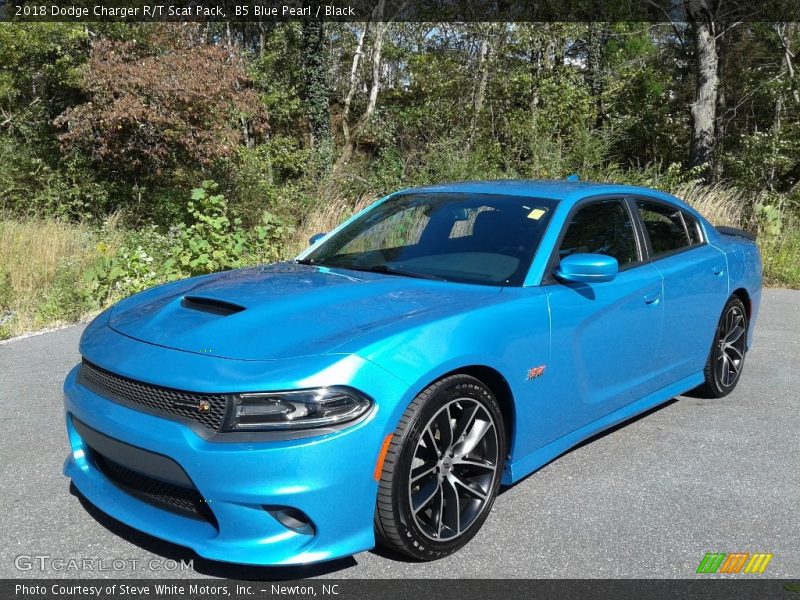 B5 Blue Pearl / Black 2018 Dodge Charger R/T Scat Pack