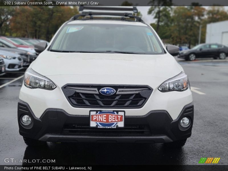 Crystal White Pearl / Gray 2021 Subaru Crosstrek Sport