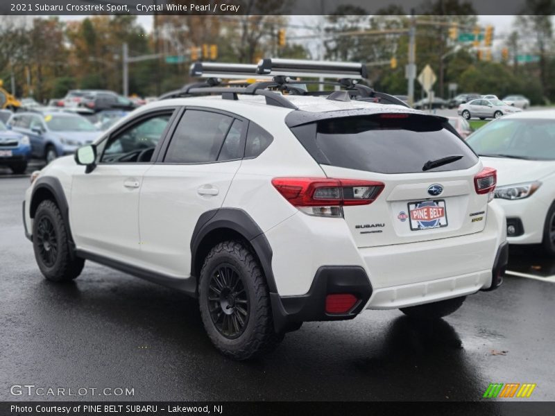 Crystal White Pearl / Gray 2021 Subaru Crosstrek Sport