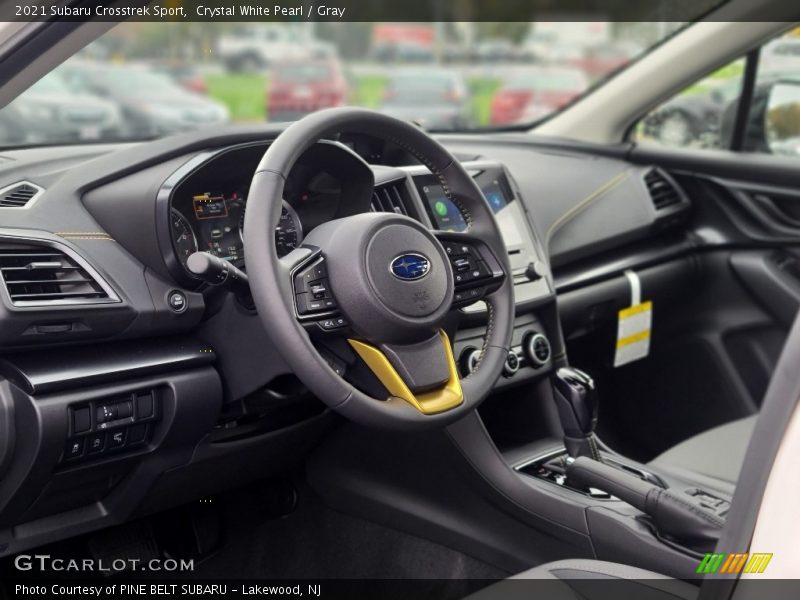 Crystal White Pearl / Gray 2021 Subaru Crosstrek Sport