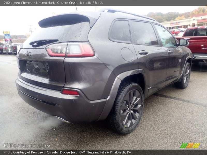 Granite Crystal Metallic / Black 2021 Jeep Cherokee Limited 4x4