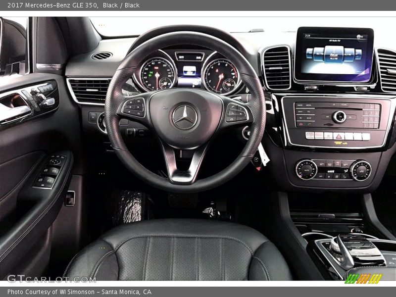 Black / Black 2017 Mercedes-Benz GLE 350