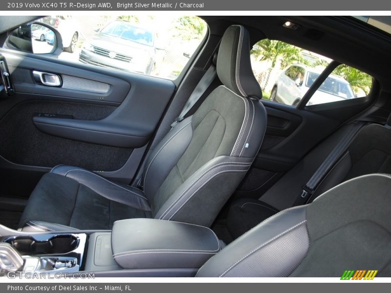 Bright Silver Metallic / Charcoal 2019 Volvo XC40 T5 R-Design AWD